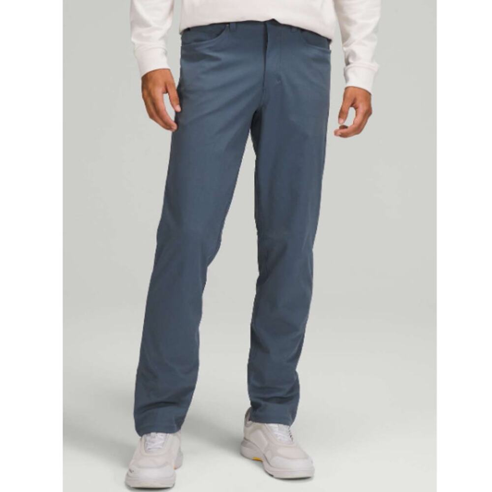 Lululemon Men's Blue ABC Classic-Fit 5 Pocket 32L Warpstreme Pant Size 34